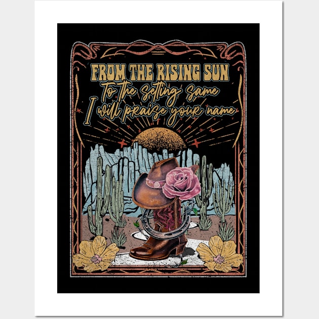 Graphic Vintage From The Rising Sun Gifts Idea Wall Art by DesignDRart